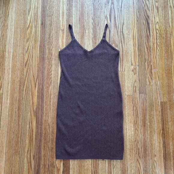 Cozy Brown Ribbed Loungeware Set - Picture 4 of 13